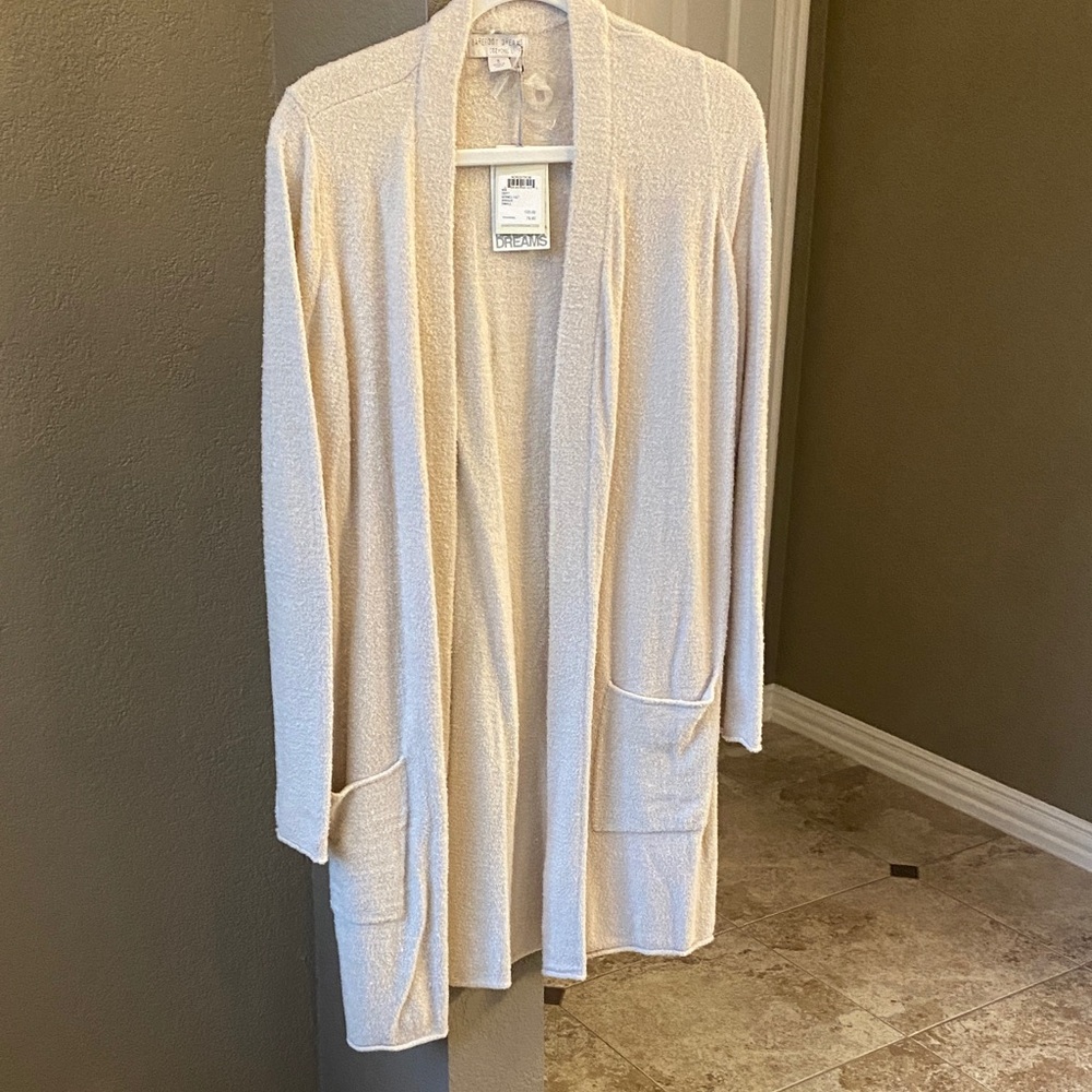 Barefoot Dreams Cozychic Light Open Front Cardigan